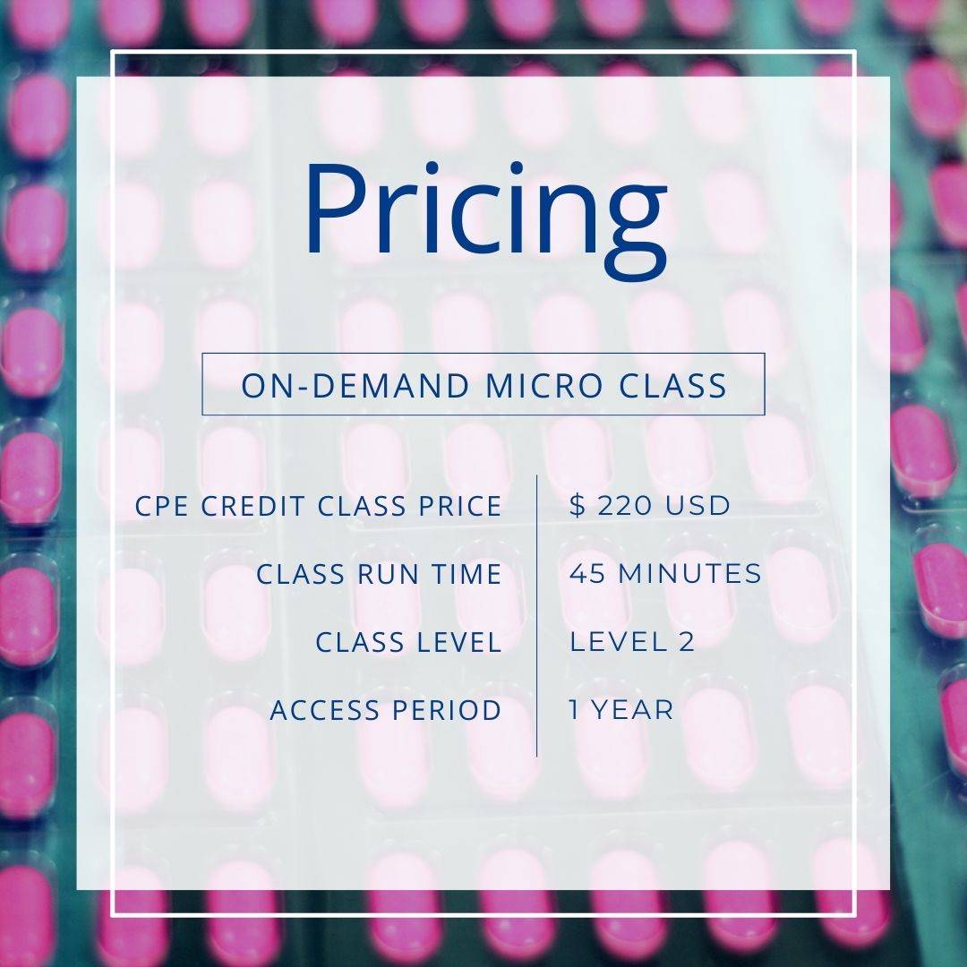 CPE Price Box Pharmaceutical Manufacturing Primer