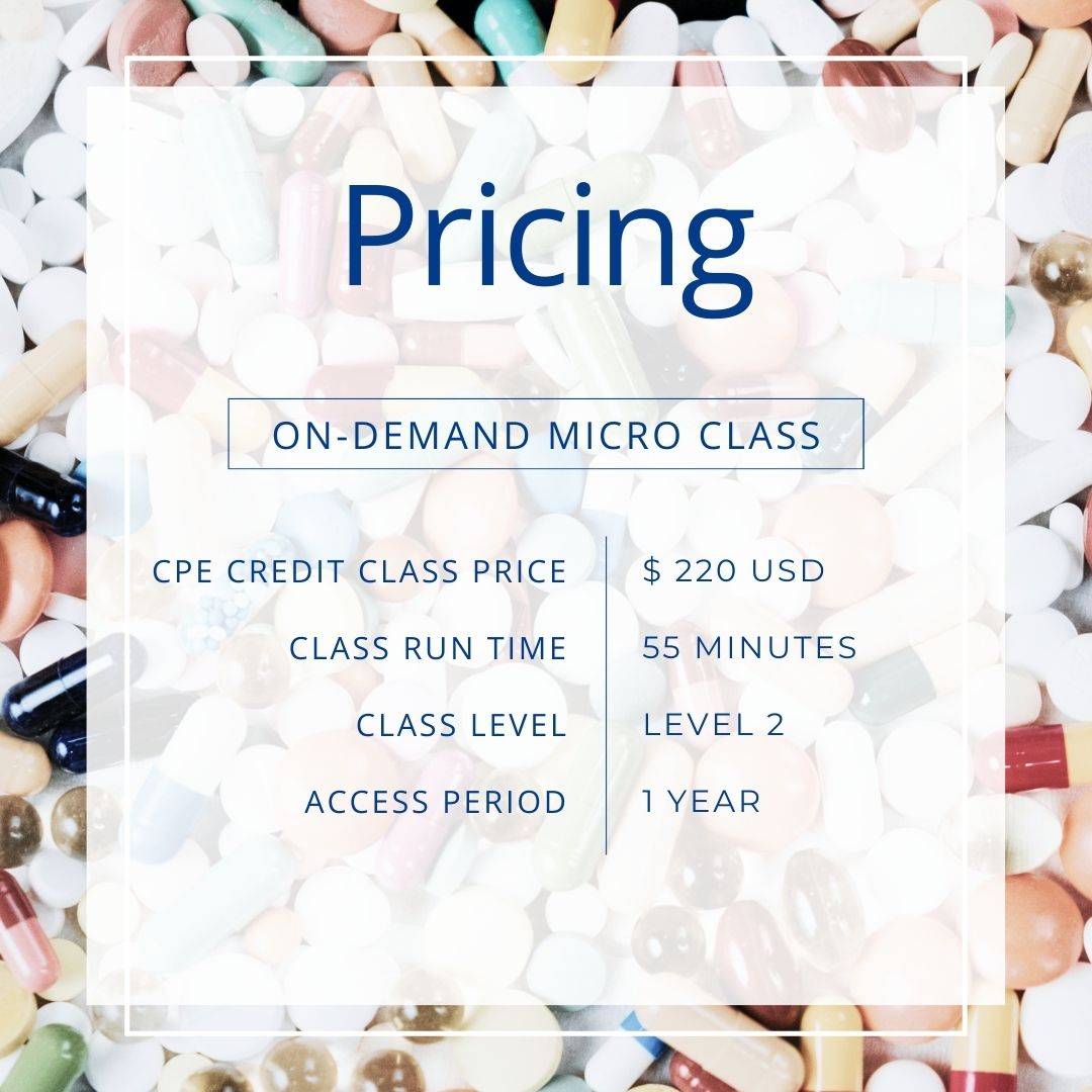 CPE Price box Small Molecule Drug Discovery Primer 101