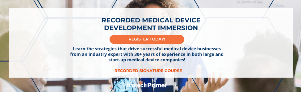Recorded Medical Device Immersion